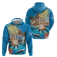 Greece Independence Day 25th March Hoodie Scenery in Greece
