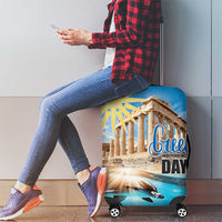 Greece Independence Day 25th March Luggage Cover Scenery in Greece