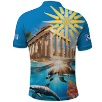 Greece Independence Day 25th March Polo Shirt Scenery in Greece