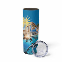 Greece Independence Day 25th March Skinny Tumbler Scenery in Greece