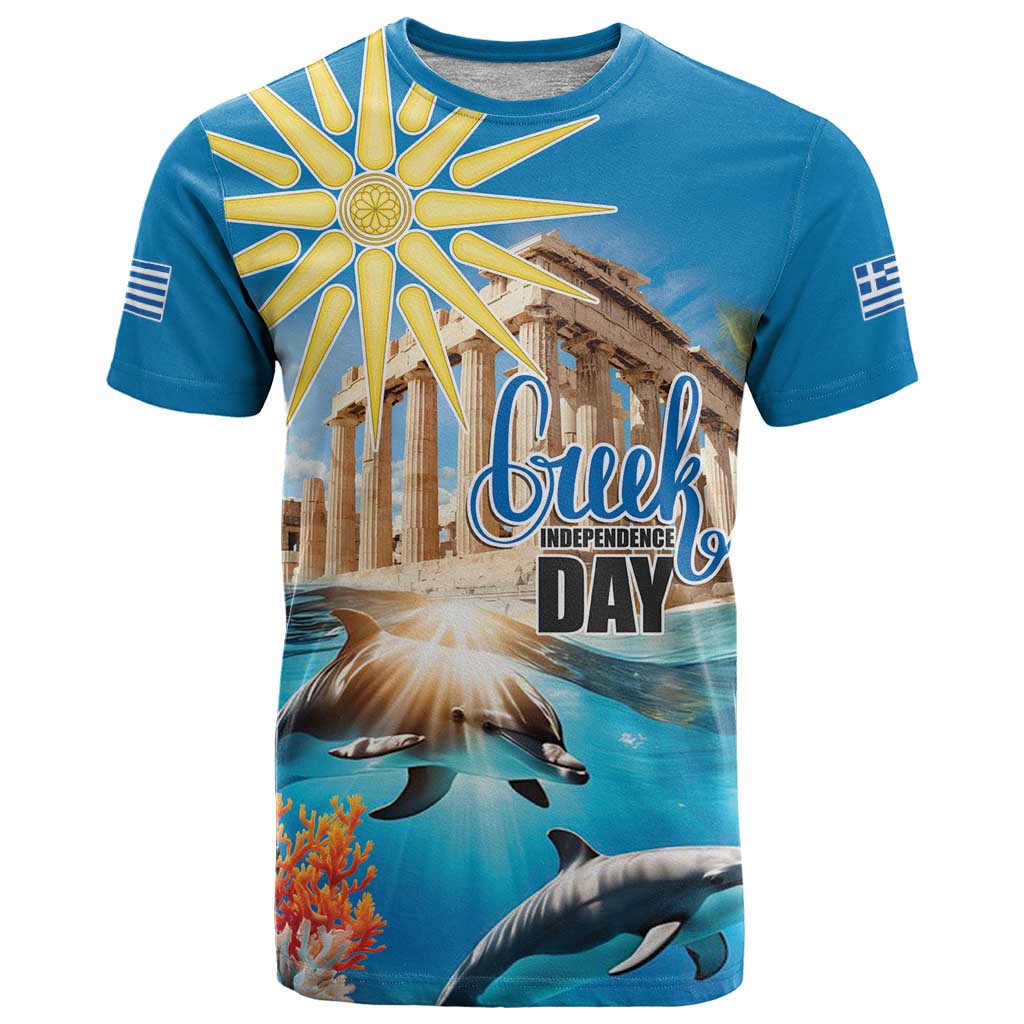 Greece Independence Day 25th March T Shirt Scenery in Greece