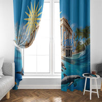 Greece Independence Day 25th March Window Curtain Scenery in Greece