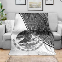 Personalized Mexico Aztec Calendar Blanket Flag and Coat of Arms