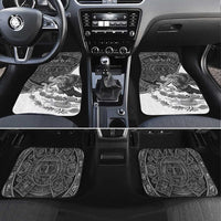 Personalized Mexico Aztec Calendar Car Mats Flag and Coat of Arms