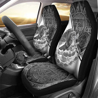 Personalized Mexico Aztec Calendar Car Seat Cover Flag and Coat of Arms