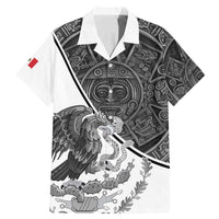 Personalized Mexico Aztec Calendar Family Matching Mermaid Dress and Hawaiian Shirt Flag and Coat of Arms