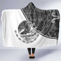 Personalized Mexico Aztec Calendar Hooded Blanket Flag and Coat of Arms
