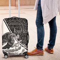 Personalized Mexico Aztec Calendar Luggage Cover Flag and Coat of Arms