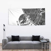 Personalized Mexico Aztec Calendar Tapestry Flag and Coat of Arms