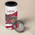 Personalized Riga Town Hall Square Latvia 4 in 1 Can Cooler Tumbler Coat of Arms