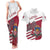 Personalized Riga Town Hall Square Latvia Couples Matching Tank Maxi Dress and Hawaiian Shirt Coat of Arms