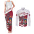 Personalized Riga Town Hall Square Latvia Couples Matching Tank Maxi Dress and Long Sleeve Button Shirt Coat of Arms
