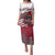 Personalized Riga Town Hall Square Latvia Family Matching Puletasi and Hawaiian Shirt Coat of Arms