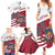 Personalized Riga Town Hall Square Latvia Family Matching Summer Maxi Dress and Hawaiian Shirt Coat of Arms