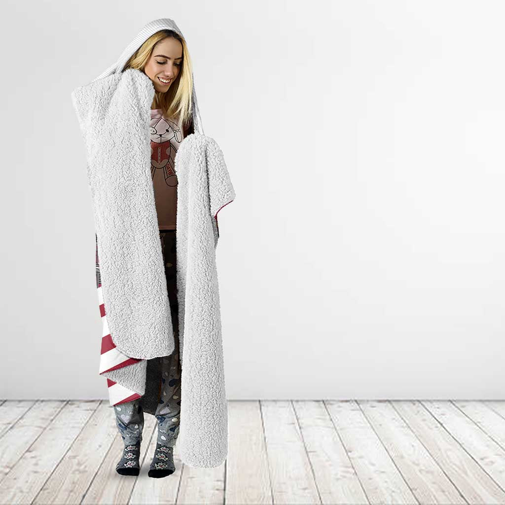 Personalized Riga Town Hall Square Latvia Hooded Blanket Coat of Arms