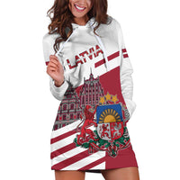 Personalized Riga Town Hall Square Latvia Hoodie Dress Coat of Arms
