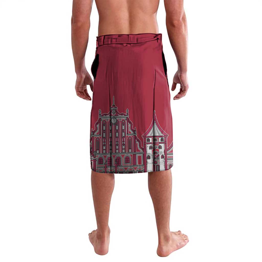 Personalized Riga Town Hall Square Latvia Lavalava Coat of Arms