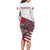 Personalized Riga Town Hall Square Latvia Long Sleeve Bodycon Dress Coat of Arms