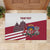 Personalized Riga Town Hall Square Latvia Rubber Doormat Coat of Arms