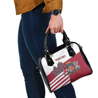 Personalized Riga Town Hall Square Latvia Shoulder Handbag Coat of Arms