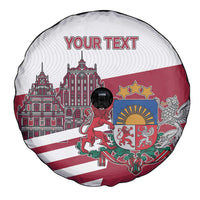 Personalized Riga Town Hall Square Latvia Spare Tire Cover Coat of Arms