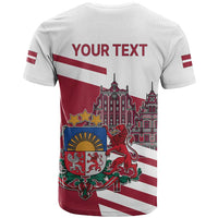 Personalized Riga Town Hall Square Latvia T Shirt Coat of Arms