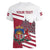 Personalized Riga Town Hall Square Latvia Women V-Neck T-Shirt Coat of Arms