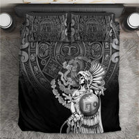Mexico Aztec Warrior Bedding Set Huitzilopochtli With Aztec Calendar
