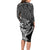 Mexico Aztec Warrior Family Matching Long Sleeve Bodycon Dress and Hawaiian Shirt Huitzilopochtli With Aztec Calendar