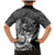 Mexico Aztec Warrior Family Matching Mermaid Dress and Hawaiian Shirt Huitzilopochtli With Aztec Calendar
