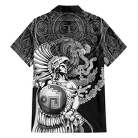 Mexico Aztec Warrior Family Matching Puletasi and Hawaiian Shirt Huitzilopochtli With Aztec Calendar