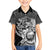 Mexico Aztec Warrior Family Matching Short Sleeve Bodycon Dress and Hawaiian Shirt Huitzilopochtli With Aztec Calendar