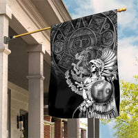 Mexico Aztec Warrior Garden Flag Huitzilopochtli With Aztec Calendar