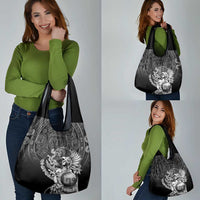 Mexico Aztec Warrior Grocery Bag Huitzilopochtli With Aztec Calendar