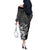 Mexico Aztec Warrior Off The Shoulder Long Sleeve Dress Huitzilopochtli With Aztec Calendar
