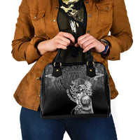 Mexico Aztec Warrior Shoulder Handbag Huitzilopochtli With Aztec Calendar