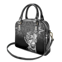 Mexico Aztec Warrior Shoulder Handbag Huitzilopochtli With Aztec Calendar