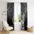 Mexico Aztec Warrior Window Curtain Huitzilopochtli With Aztec Calendar