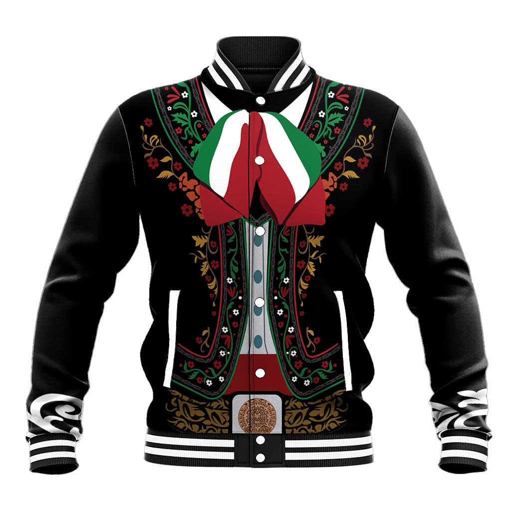 Mexico Cinco de Mayo Baseball Jacket Charro Suit Style