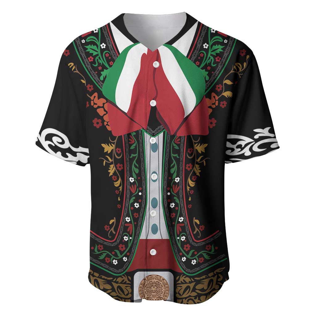 Mexico Cinco de Mayo Baseball Jersey Charro Suit Style