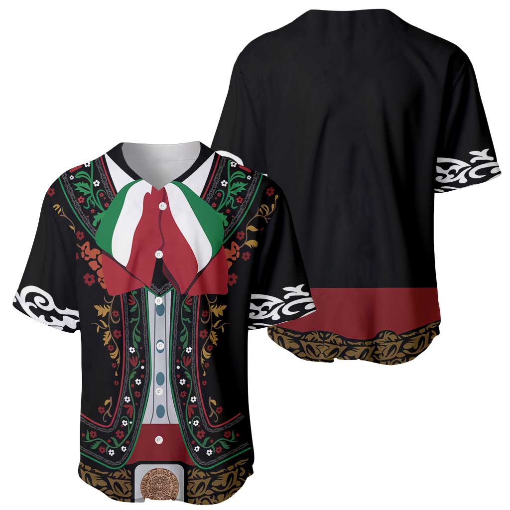 Mexico Cinco de Mayo Baseball Jersey Charro Suit Style