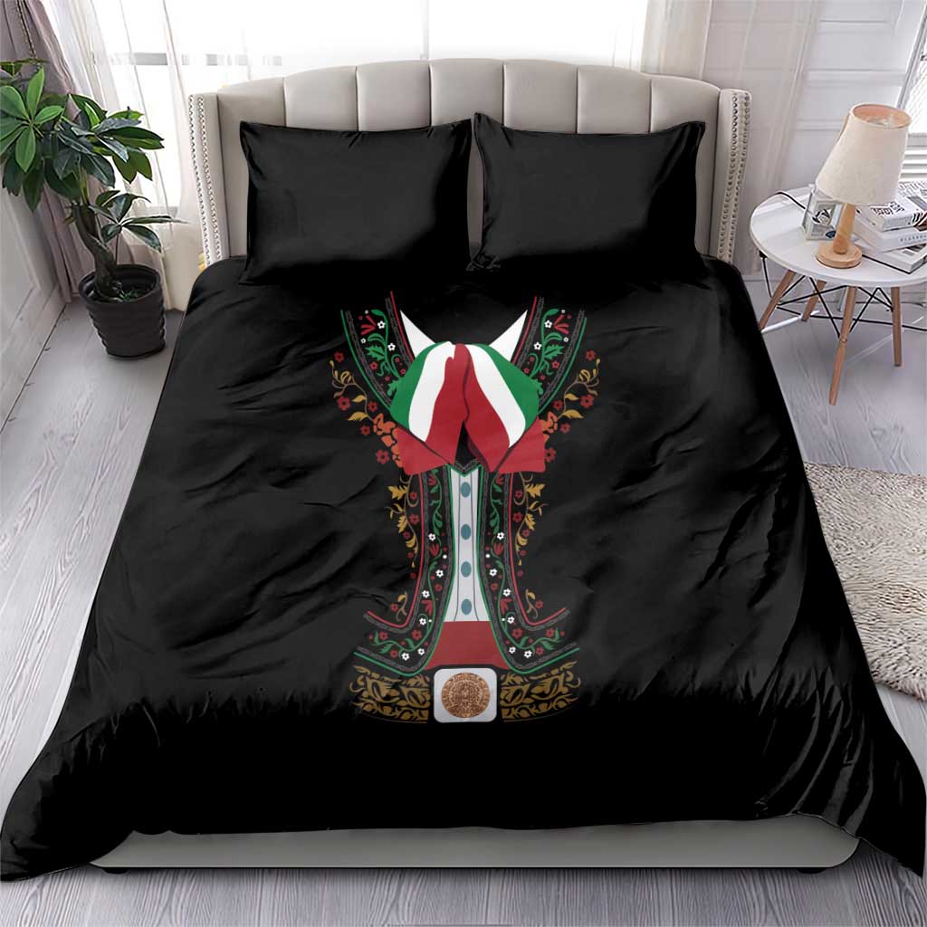 Mexico Cinco de Mayo Bedding Set Charro Suit Style