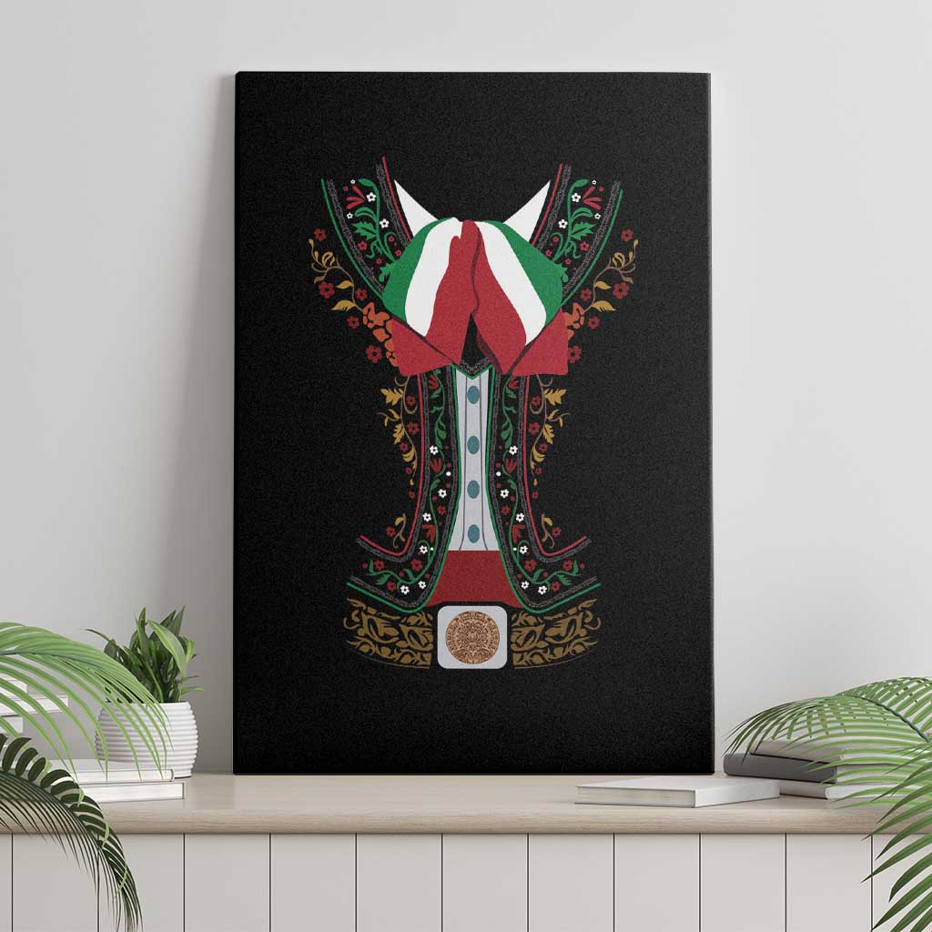 Mexico Cinco de Mayo Canvas Wall Art Charro Suit Style