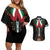 Mexico Cinco de Mayo Couples Matching Off Shoulder Short Dress and Hawaiian Shirt Charro Suit Style