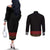 Mexico Cinco de Mayo Couples Matching Off The Shoulder Long Sleeve Dress and Long Sleeve Button Shirt Charro Suit Style