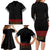 Mexico Cinco de Mayo Family Matching Long Sleeve Bodycon Dress and Hawaiian Shirt Charro Suit Style