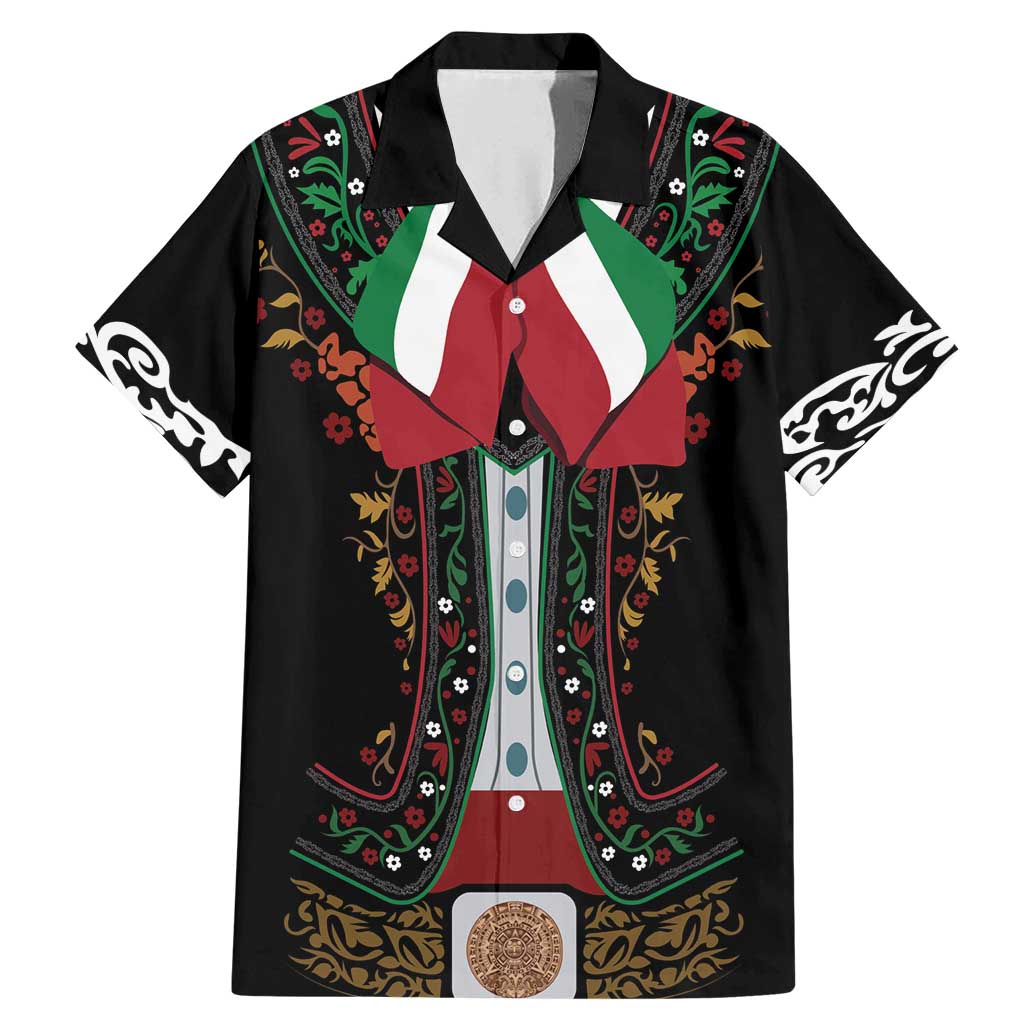 Mexico Cinco de Mayo Family Matching Mermaid Dress and Hawaiian Shirt Charro Suit Style