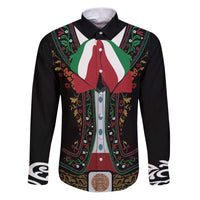 Mexico Cinco de Mayo Family Matching Puletasi and Hawaiian Shirt Charro Suit Style