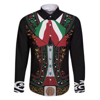 Mexico Cinco de Mayo Family Matching Short Sleeve Bodycon Dress and Hawaiian Shirt Charro Suit Style