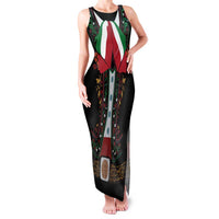 Mexico Cinco de Mayo Family Matching Tank Maxi Dress and Hawaiian Shirt Charro Suit Style